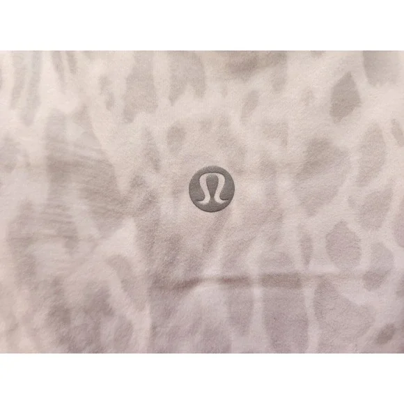 Lululemon Align Tank Top White Grey Leopard Animal Print Size 14 LW1ECAS.0 - Picture 3 of 8